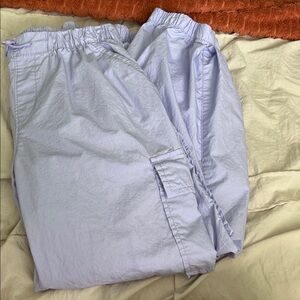 Kids Light Purple Cargo Pants